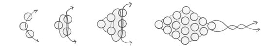 Схема плетения листика
